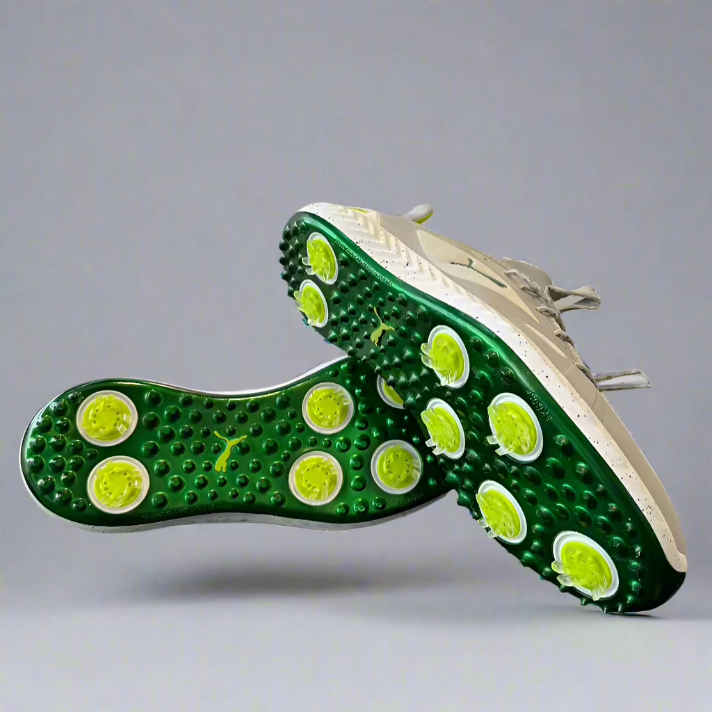 Puma Men's LE Special Make Up Augusta Edition IGNITE PWRADAPT Golf Shoes - GRAY / AUGUSTA GREEN Puma LTD Tour Edition Golf Shoes