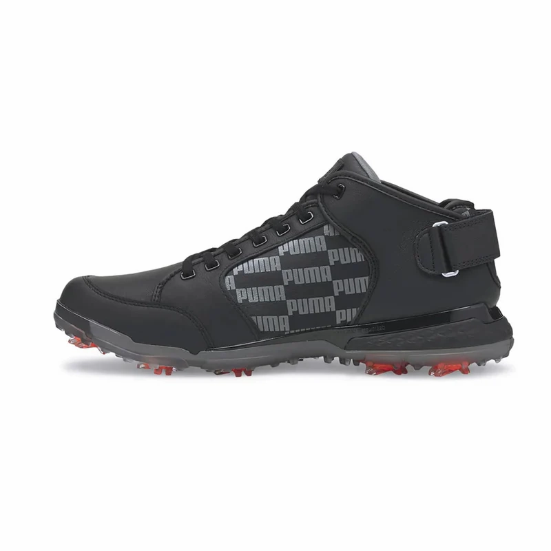 Puma Men's LTD EDITION (Rickie Fowler) PROADAPT Delta Mid Golf Shoes - PUMA BLACK Puma LTD Tour Edition Golf Shoes