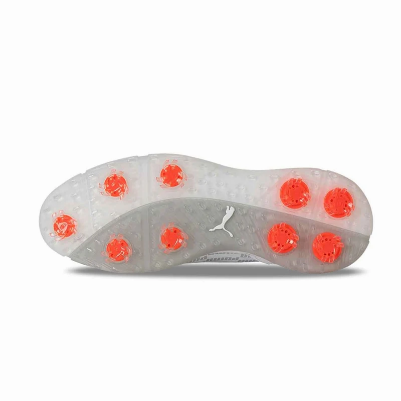 Puma Men's LTD EDITION (Rickie Fowler) PROADAPT Delta Mid Golf Shoes - PUMA WHITE / Puma LTD Tour Edition Golf Shoes