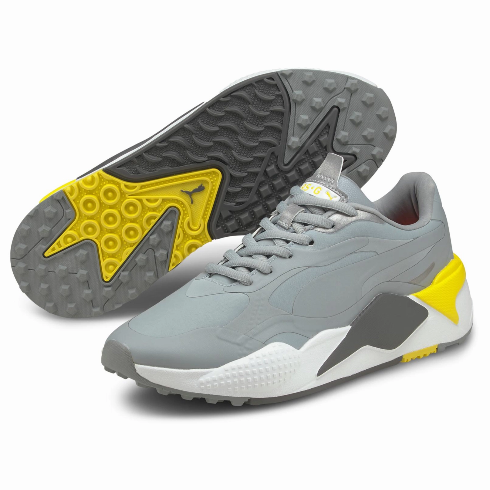 Puma Men's Ltd Edition RS-G Spikeless Golf Shoe - QUARRY CASTLEROCK Puma LTD Tour Edition Golf Shoes