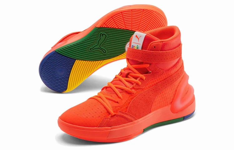 Puma Men's LTD TOUR EDITION FASHION GEEK x SKY MODERN BASKETBALL SHOES - HIGH RISK RED Puma LTD Tour Edition Golf Shoes