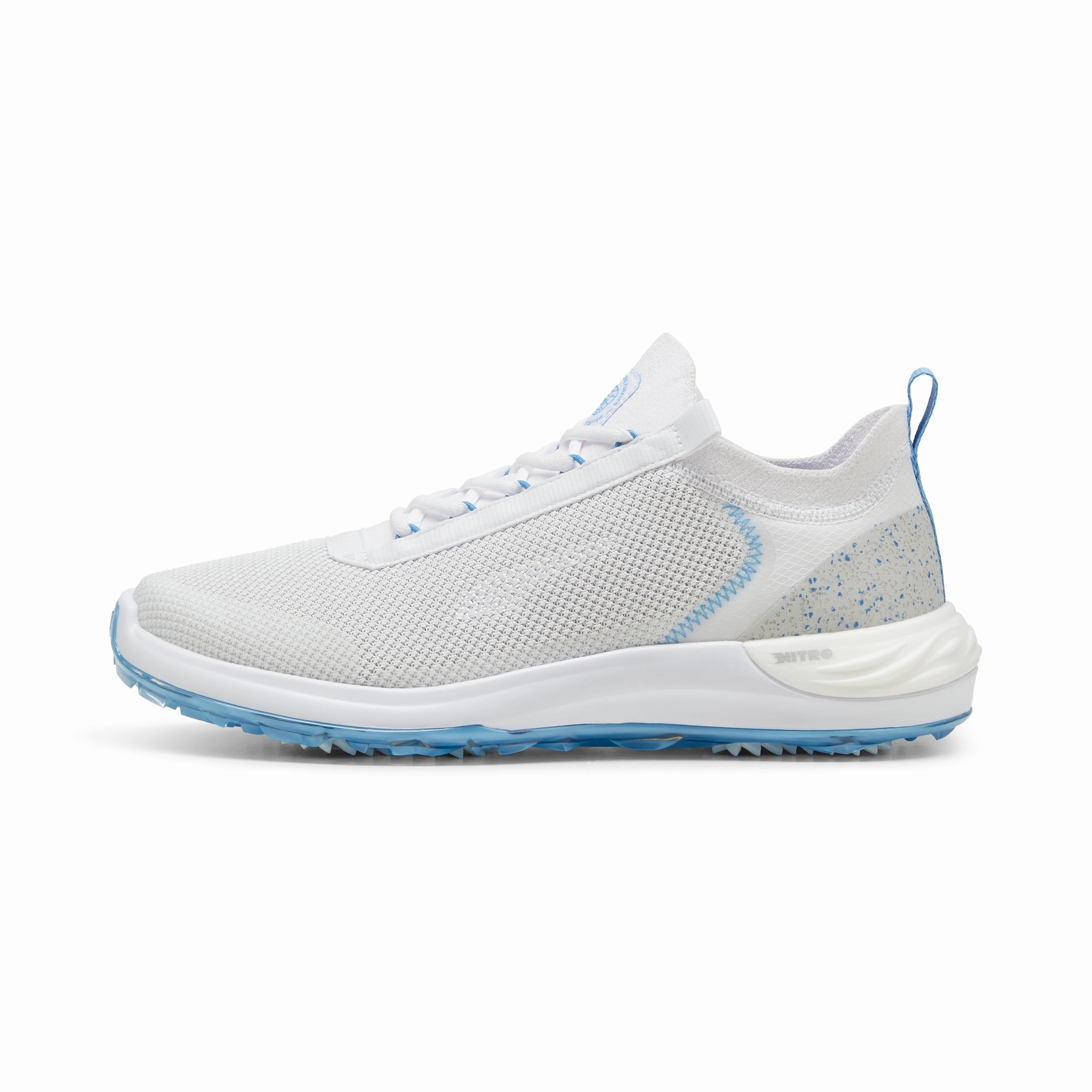 Puma Men's PHANTOMCAT NITRO Sport Golf Shoe - Puma White/Regal Blue Men's Shoes from Other Brands