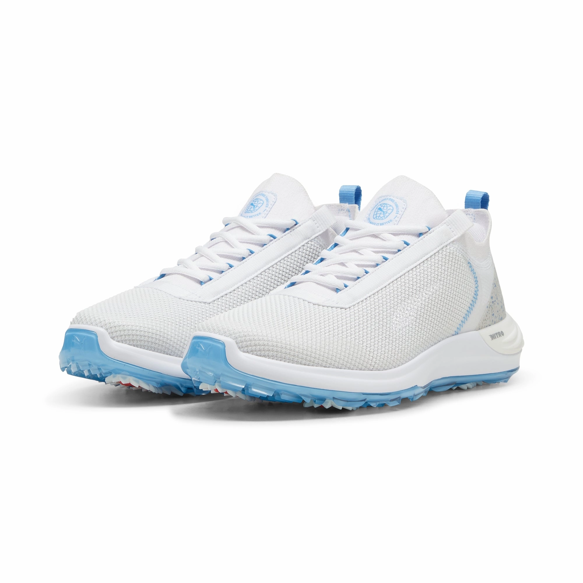 Puma Men's PHANTOMCAT NITRO Sport Golf Shoe - Puma White/Regal Blue Men's shoes from other brands