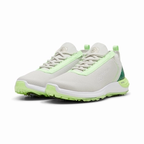 Puma Men's PHANTOMCAT NITRO Sport Golf Shoe - Vapor Gray/Speed Green Men's shoes from other brands