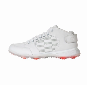 Puma Men's Proadapt Delta Mid Golf Shoes - White Men's shoes from other brands