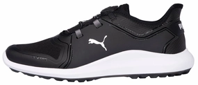 Puma Men's TOUR - IGNITE FASTEN8 NXT 2.0 DISC GOLF SHOES - BLACK / SILVER / WHITE Puma LTD Tour Edition golf shoes