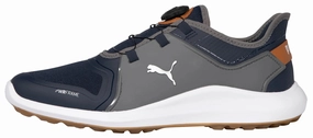 Puma Men's TOUR - IGNITE FASTEN8 NXT 2.0 DISC GOLF SHOES - NAVY BLAZER / SILVER / QUIET SHADE Puma LTD Tour Edition golf shoes