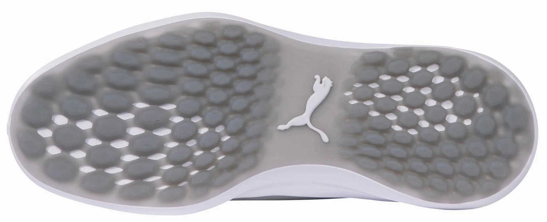 Puma Men's TOUR - IGNITE FASTEN8 NXT 2.0 DISC GOLF SHOES - WHITE / SILVER / HIGH RISE Puma LTD Tour Edition Golf Shoes