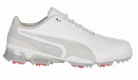 Puma Men's TOUR - IGNITE PROADAPT LEATHER Golf Shoes - WHITE / GRAY VIOLET Puma LTD Tour Edition golf shoes