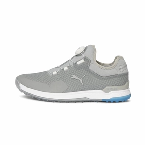 Puma Men's TOUR - PROADAPT ALPHACAT DISC Golf Shoes - HIGH RISE / PUMA SILVER / IBIZA BLUE Puma LTD Tour Edition golf shoes