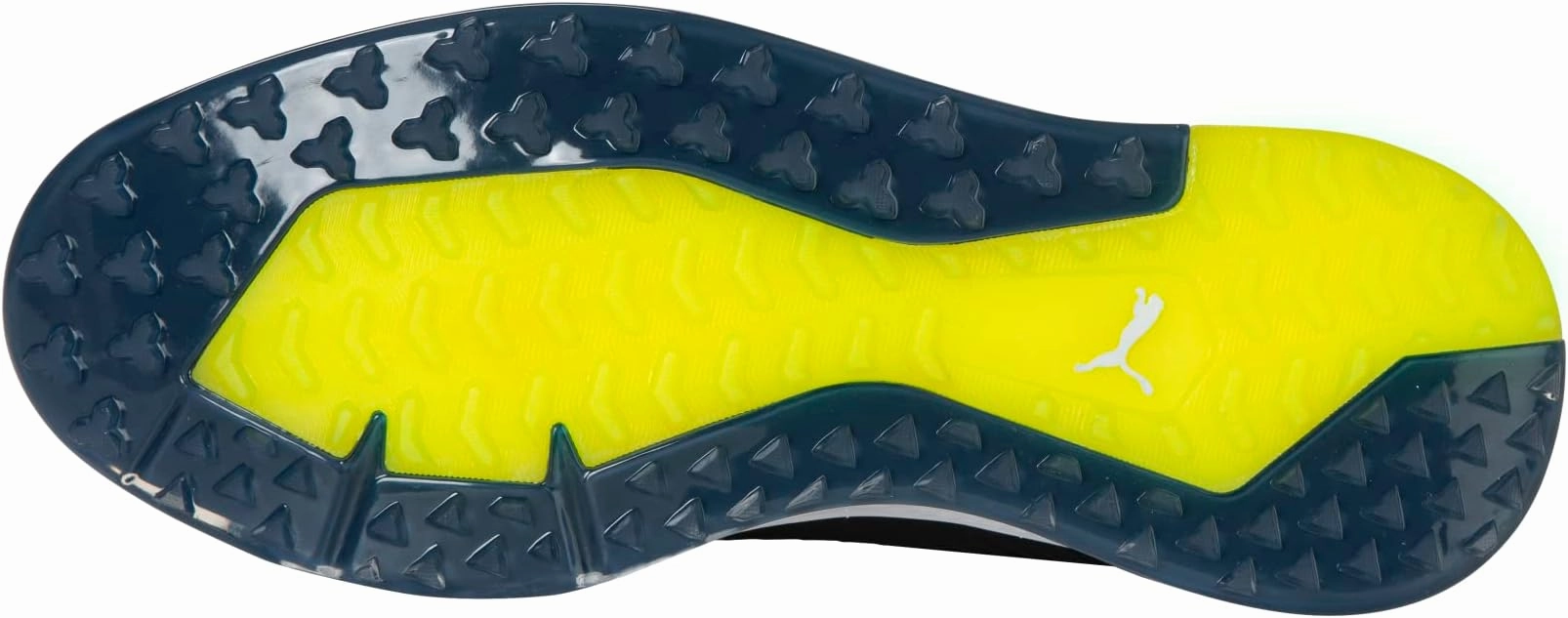 Puma Men's TOUR - PROADAPT ALPHACAT DISC Golf Shoes - NAVY BLAZER / PUMA SILVER / SAFETY YELLOW Puma LTD Tour Edition Golf Shoes