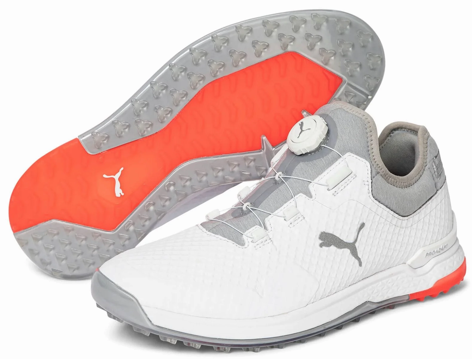 Puma Men's TOUR - PROADAPT ALPHACAT DISC Golf Shoes - PUMA WHITE / HIGH RISE Puma LTD Tour Edition Golf Shoes