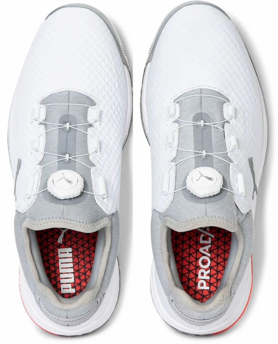 Puma Men's TOUR - PROADAPT ALPHACAT DISC Golf Shoes - PUMA WHITE / HIGH RISE Puma LTD Tour Edition Golf Shoes