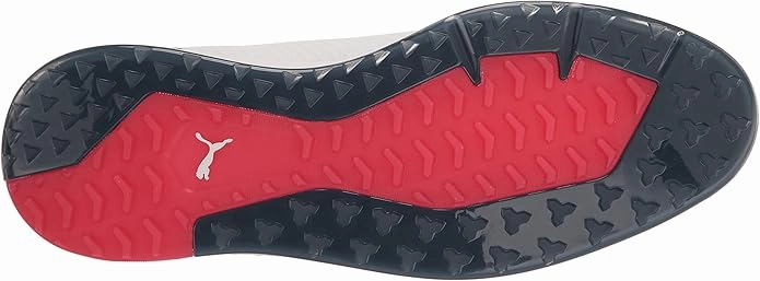 Puma Men's TOUR - PROADAPT ALPHACAT DISC Golf Shoes - PUMA WHITE / NAVY BLAZER / HIGH RISK RED Puma LTD Tour Edition Golf Shoes