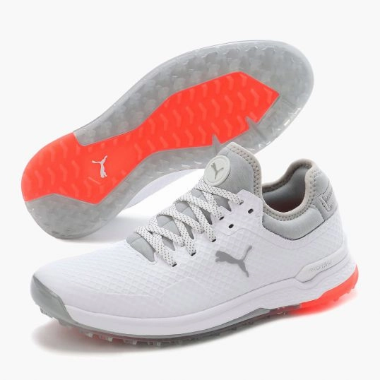 Puma Men's TOUR - PROADAPT ALPHACAT Golf Shoes - PUMA WHITE / HIGH RISE Puma LTD Tour Edition Golf Shoes