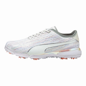 Puma Men's TOUR - PROADAPT SPECTRA Golf Shoes - PUMA WHITE / PUMA SILVER Puma LTD Tour Edition golf shoes