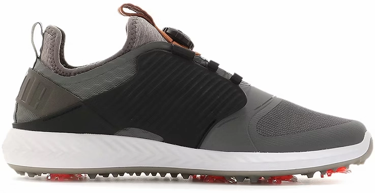 Puma Men's TOUR EDITION - IGINITE PWRAdapt Caged DISC  Golf Shoes - QUIET SHADE / BRONZE / PUMA BLACK Puma LTD Tour Edition Golf Shoes