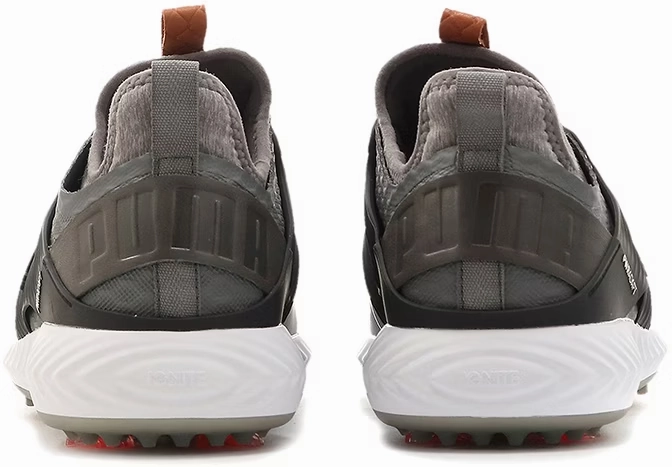 Puma Men's TOUR EDITION - IGINITE PWRAdapt Caged DISC  Golf Shoes - QUIET SHADE / BRONZE / PUMA BLACK Puma LTD Tour Edition Golf Shoes