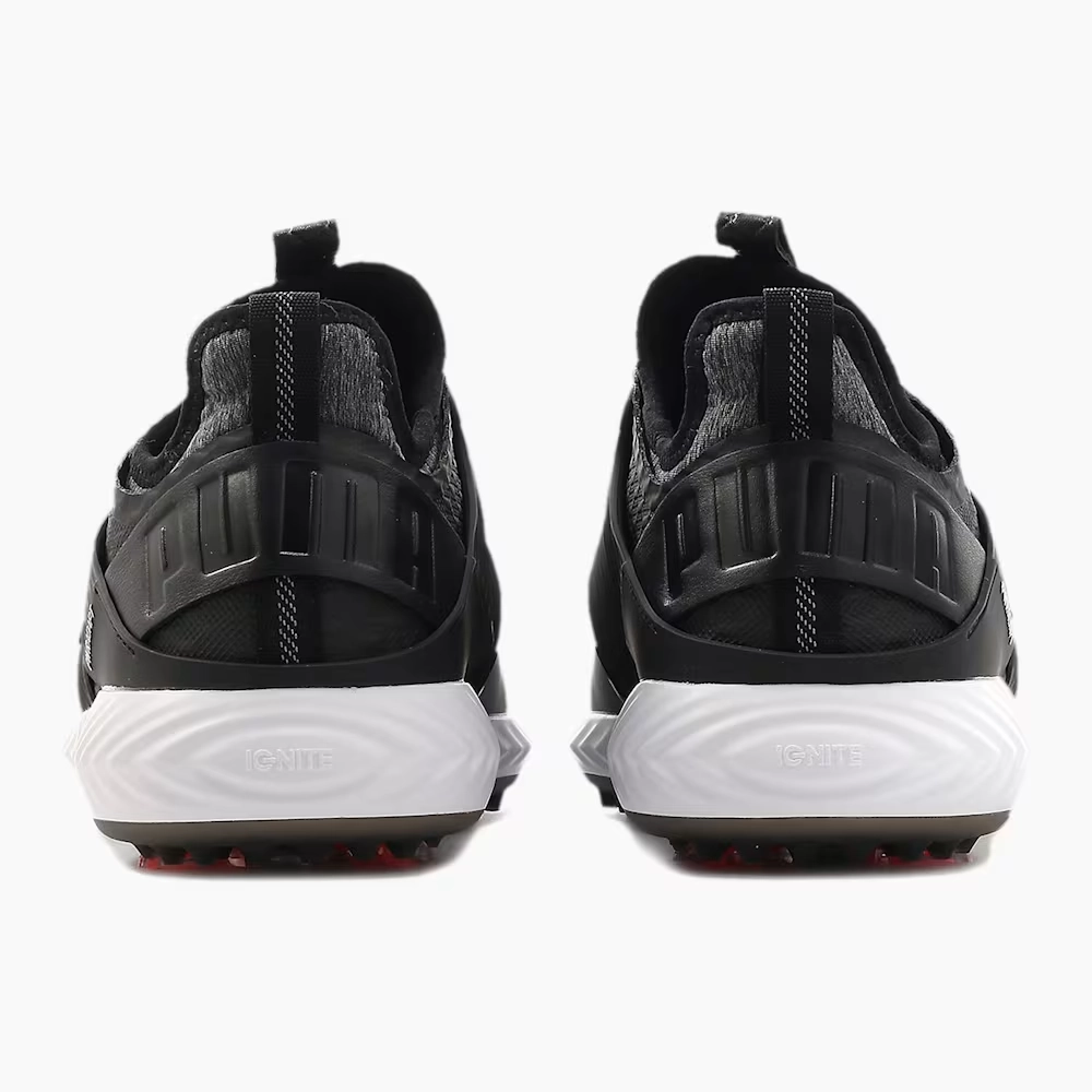 Puma Men's TOUR EDITION - IGNITE PWRAdapt Caged DISC  Golf Shoes - PUMA BLACK -PUMA SILVER - PUMA BLACK Puma LTD Tour Edition Golf Shoes