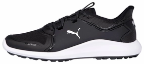 Puma Men's TOUR  Ignite Fasten8 NXT 2.0 Pro Golf Shoes - BLACK / SILVER / WHITE Puma LTD Tour Edition golf shoes