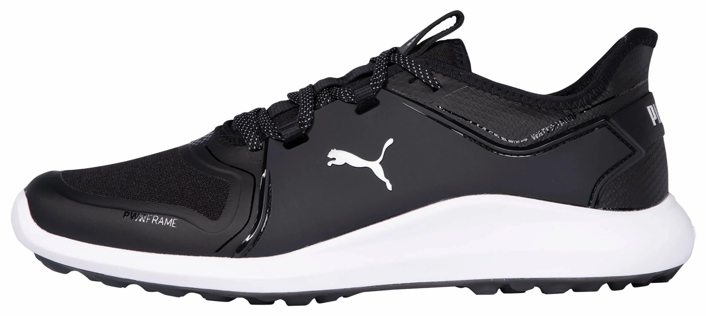 Puma Men's TOUR  Ignite Fasten8 NXT 2.0 Pro Golf Shoes - BLACK / SILVER / WHITE Puma LTD Tour Edition golf shoes