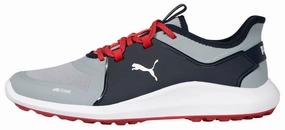 Puma Men's TOUR  Ignite Fasten8 NXT 2.0 Pro Golf Shoes - QUARRY / SILVER / NAVY Puma LTD Tour Edition golf shoes
