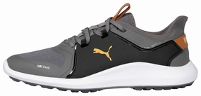 Puma Men's TOUR Ignite Fasten8 NXT 2.0 Pro Golf Shoes - QUIET SHADE / GOLD / BLACK Puma LTD Tour Edition golf shoes