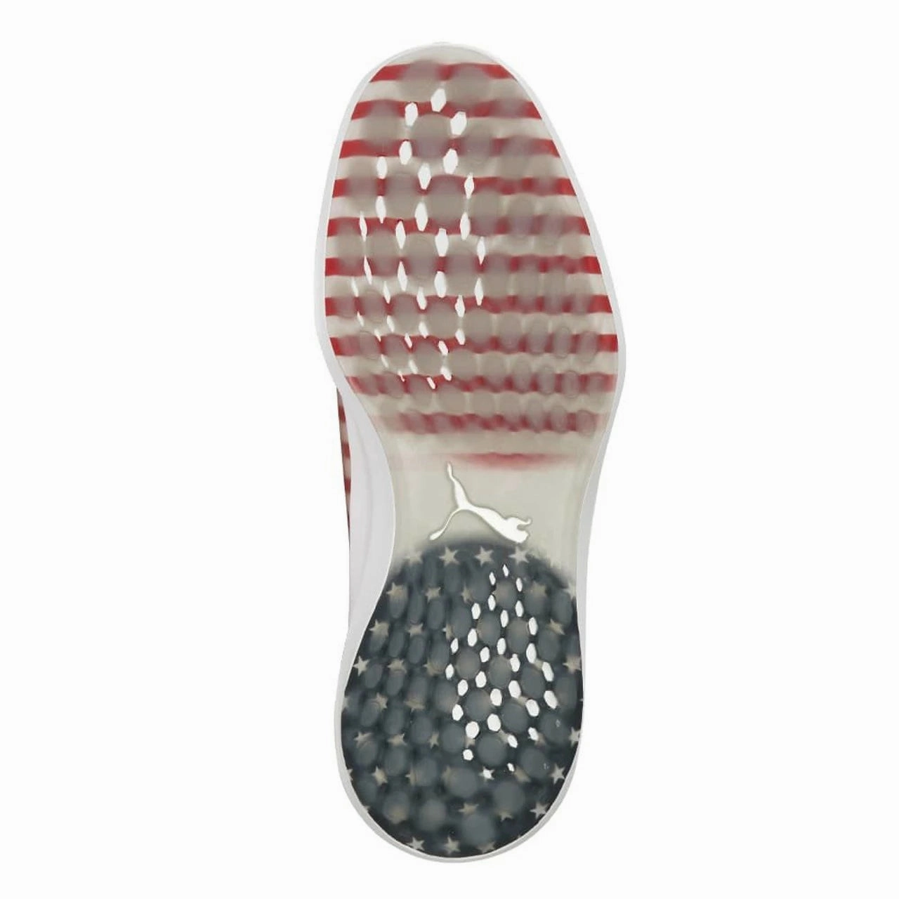 Puma Men's TOUR Ignite Fasten8 Stars & Stripes Golf Shoes (Limited Edition) - WHITE / NAVY / RED Puma LTD Tour Edition Golf Shoes