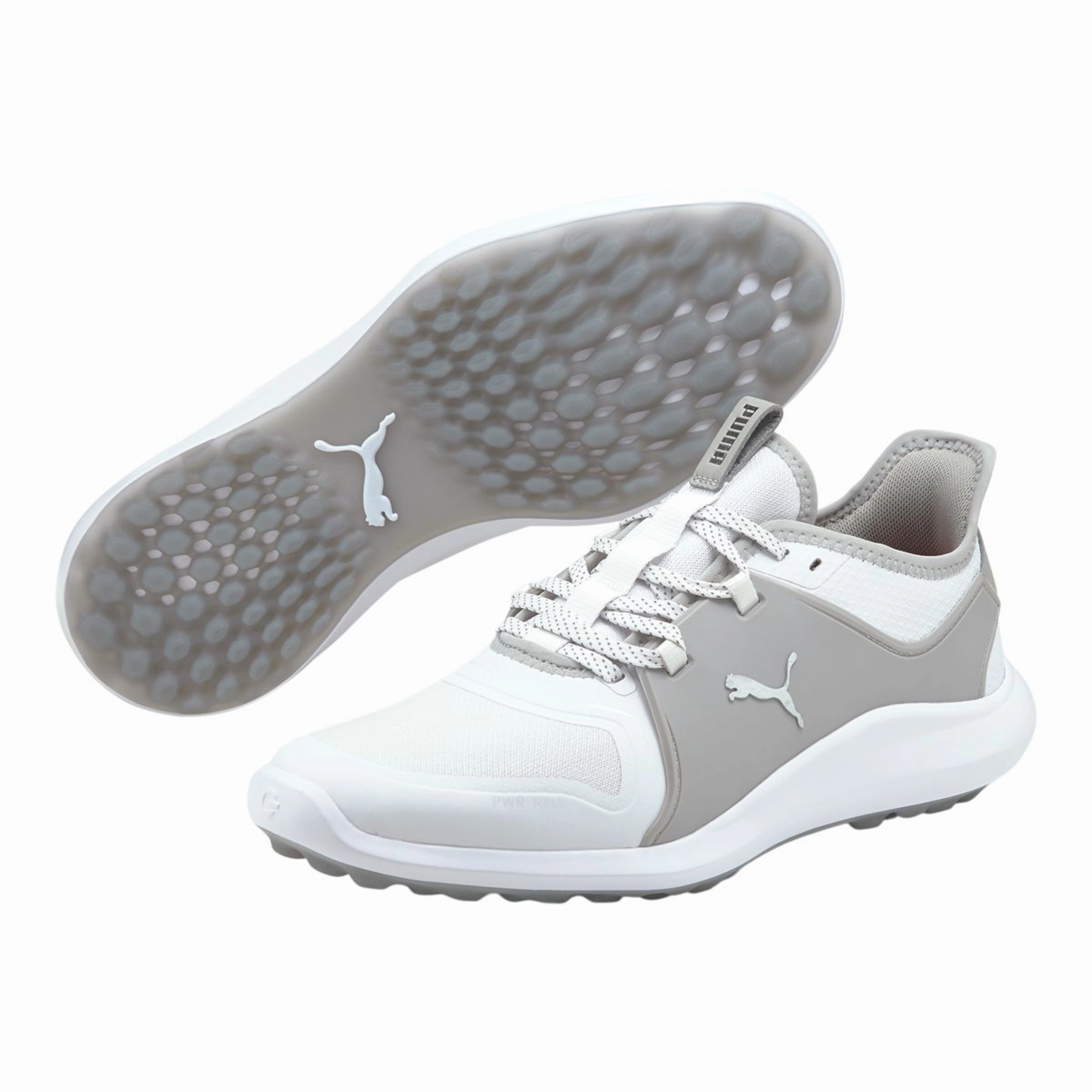 Puma Men's TOUR  Ignite NXT 2.0 Pro Golf Shoes - WHITE / SILVER Puma LTD Tour Edition Golf Shoes