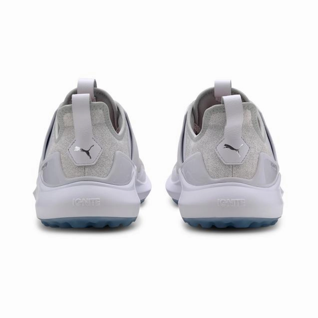 Puma Men's TOUR  Ignite NXT Lace Golf Shoes - WHITE / SILVER Puma LTD Tour Edition Golf Shoes