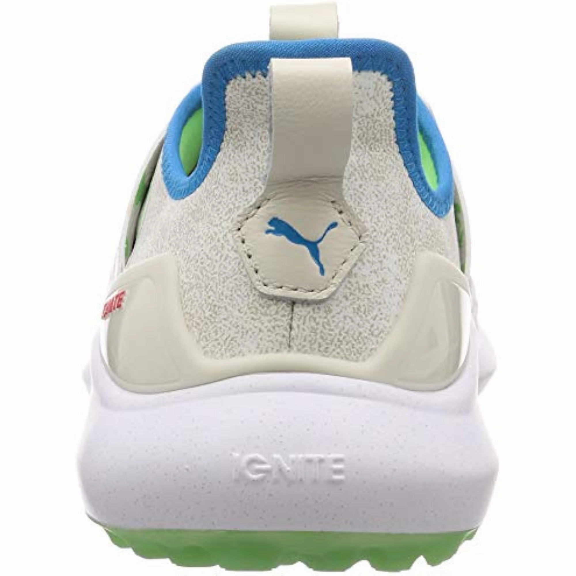 Puma Men's TOUR  Ignite NXT LOBSTAH POT Lace Golf Shoes - WHITE / GREEN Puma LTD Tour Edition Golf Shoes