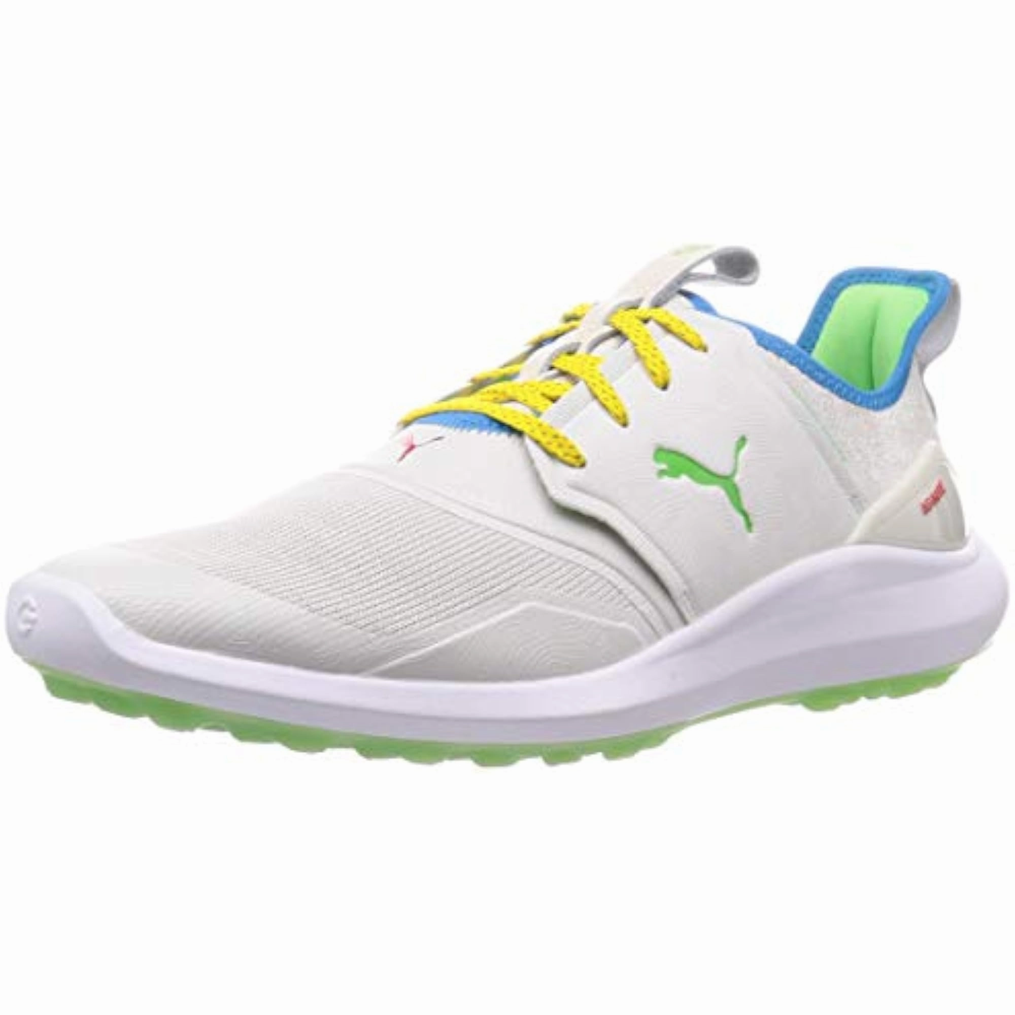 Puma Men's TOUR  Ignite NXT LOBSTAH POT Lace Golf Shoes - WHITE / GREEN Puma LTD Tour Edition Golf Shoes