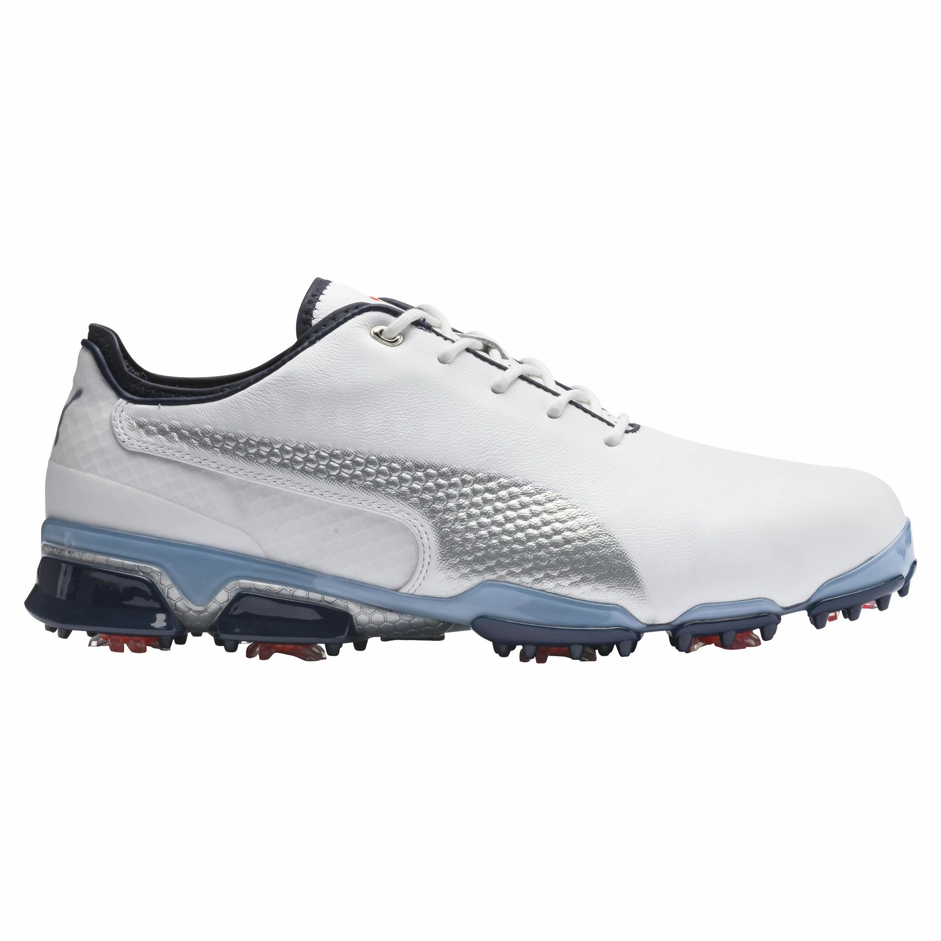 Puma Men's TOUR ISSUE- LTD EDITION IGNITE PROADAPT X PALMER - PUMA WHITE / PEACOAT Puma LTD Tour Edition Golf Shoes