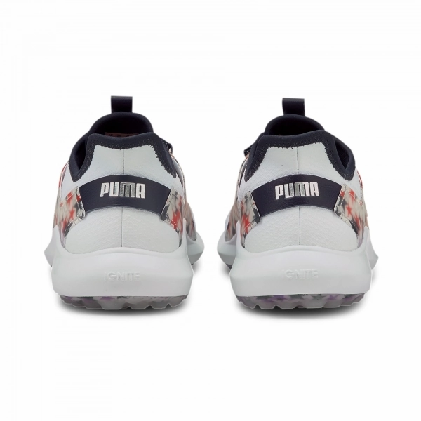 Puma Men's TOUR LTD EDITION - IGNITE NXT 2.0 USA - PUMA WHITE /NAVY BLAZER - HIGH RISK RED Puma LTD Tour Edition Golf Shoes