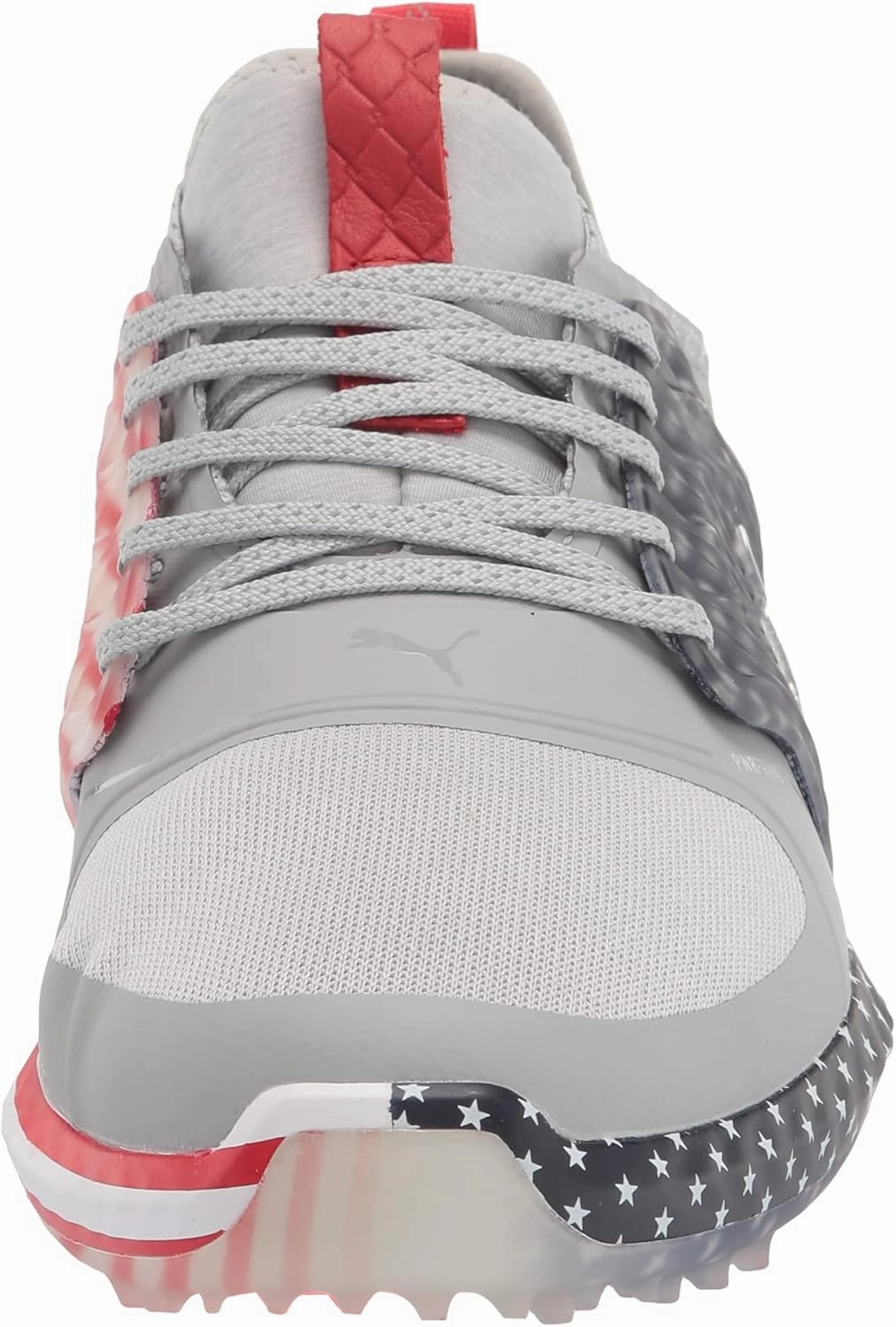 Puma Men's TOUR LTD EDITION- IGINITE PWRAdapt Caged USA TOUR Golf Shoes - HIGH RISE / NAVY BLAZER / HIGH RISK RED Puma LTD Tour Edition Golf Shoes