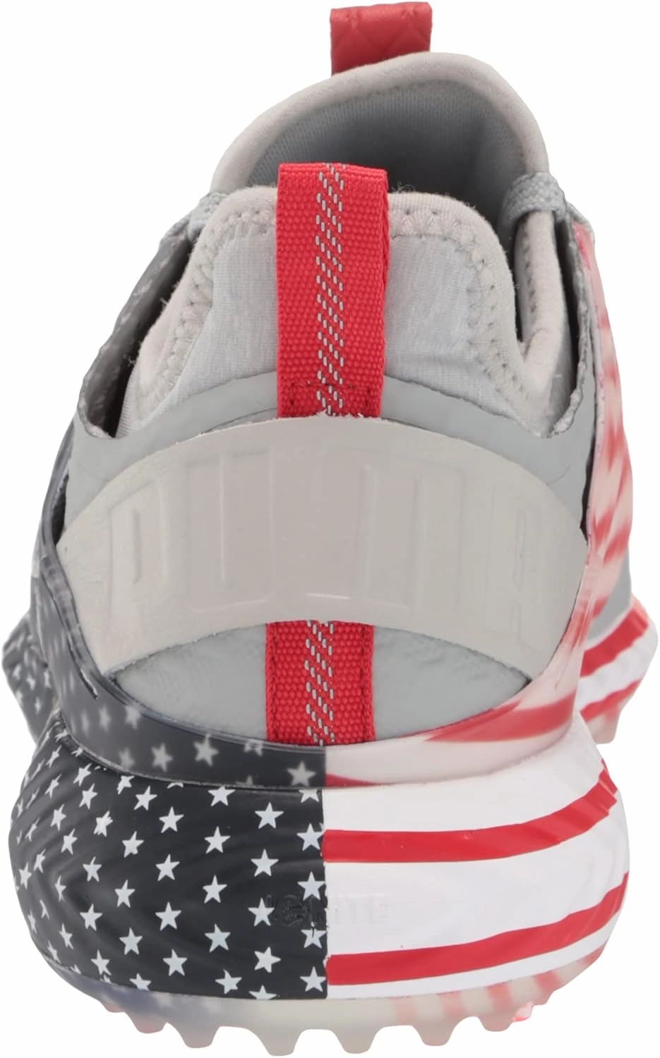 Puma Men's TOUR LTD EDITION- IGINITE PWRAdapt Caged USA TOUR Golf Shoes - HIGH RISE / NAVY BLAZER / HIGH RISK RED Puma LTD Tour Edition Golf Shoes