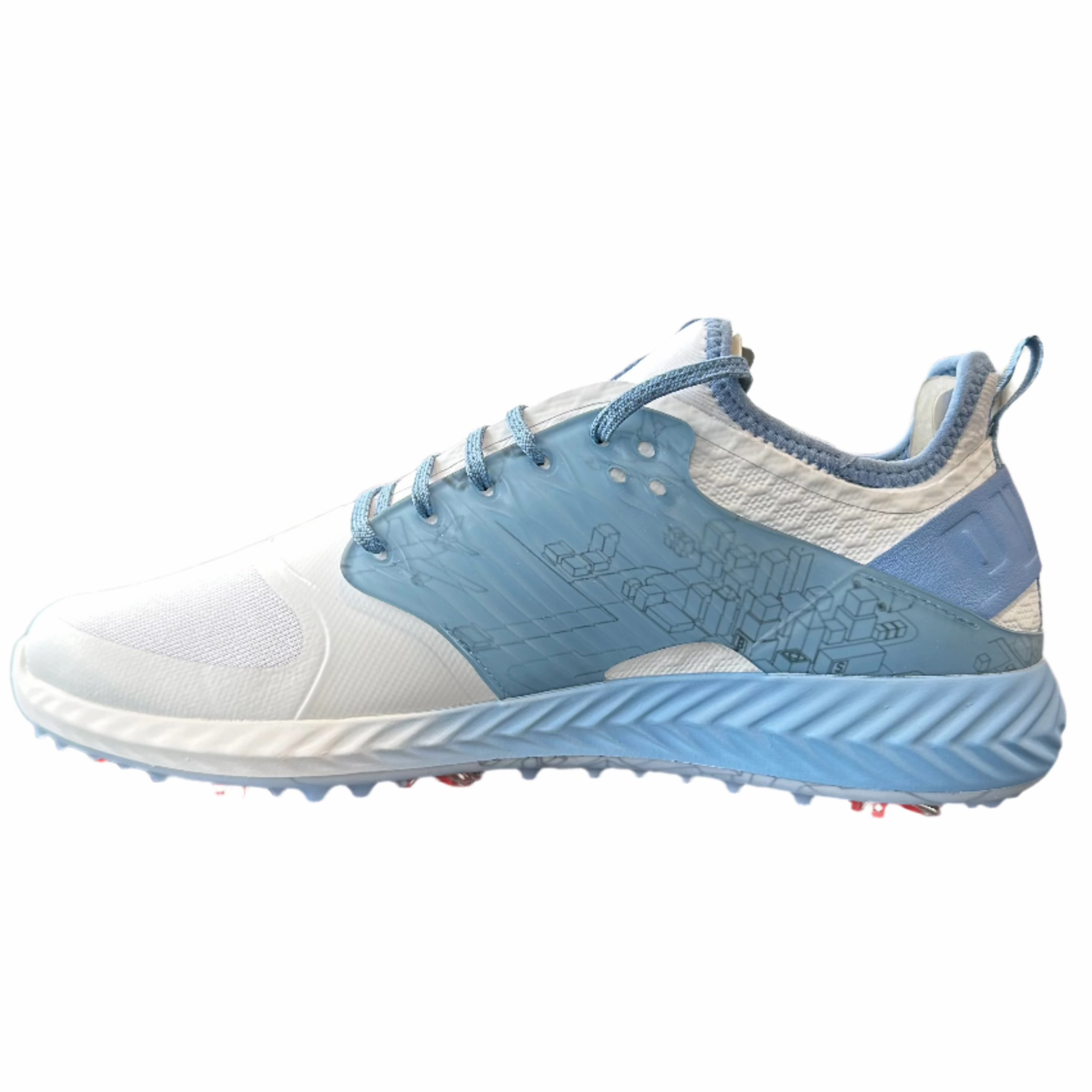 Puma Men's TOUR LTD EDITION PROTOTYPE- IGINITE PWRAdapt Caged SIGNATURE REQUIRED - PUMA WHITE / ALLURE Puma LTD Tour Edition Golf Shoes