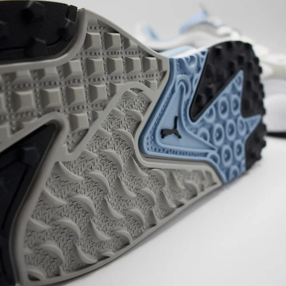 Puma Men's TOUR Ltd Edition RS-G Golf Shoe - PUMA WHITE / NAVY BLAZER / PLACID BLUE Puma LTD Tour Edition Golf Shoes
