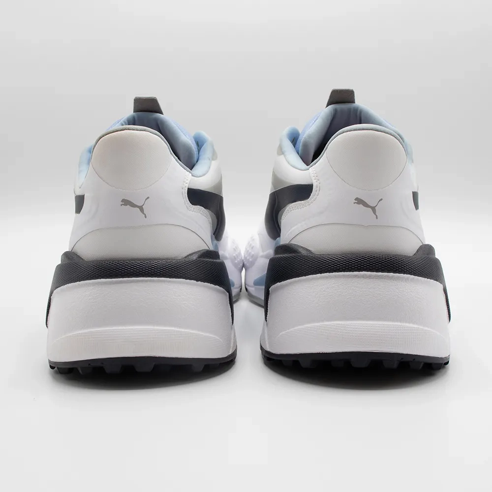 Puma Men's TOUR Ltd Edition RS-G Golf Shoe - PUMA WHITE / NAVY BLAZER / PLACID BLUE Puma LTD Tour Edition Golf Shoes