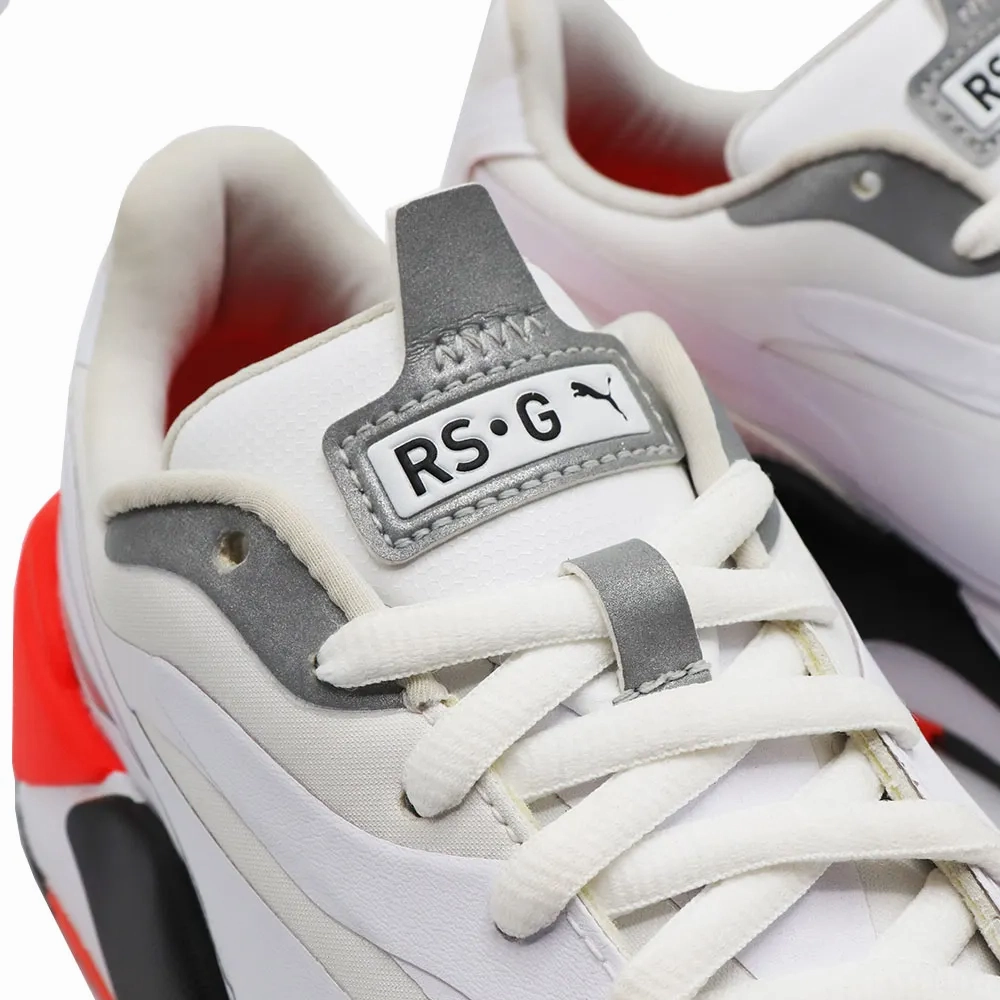 Puma Men's TOUR Ltd Edition RS-G Golf Shoe - PUMA WHITE / PUMA BLACK / HIGH RISK RED Puma LTD Tour Edition Golf Shoes