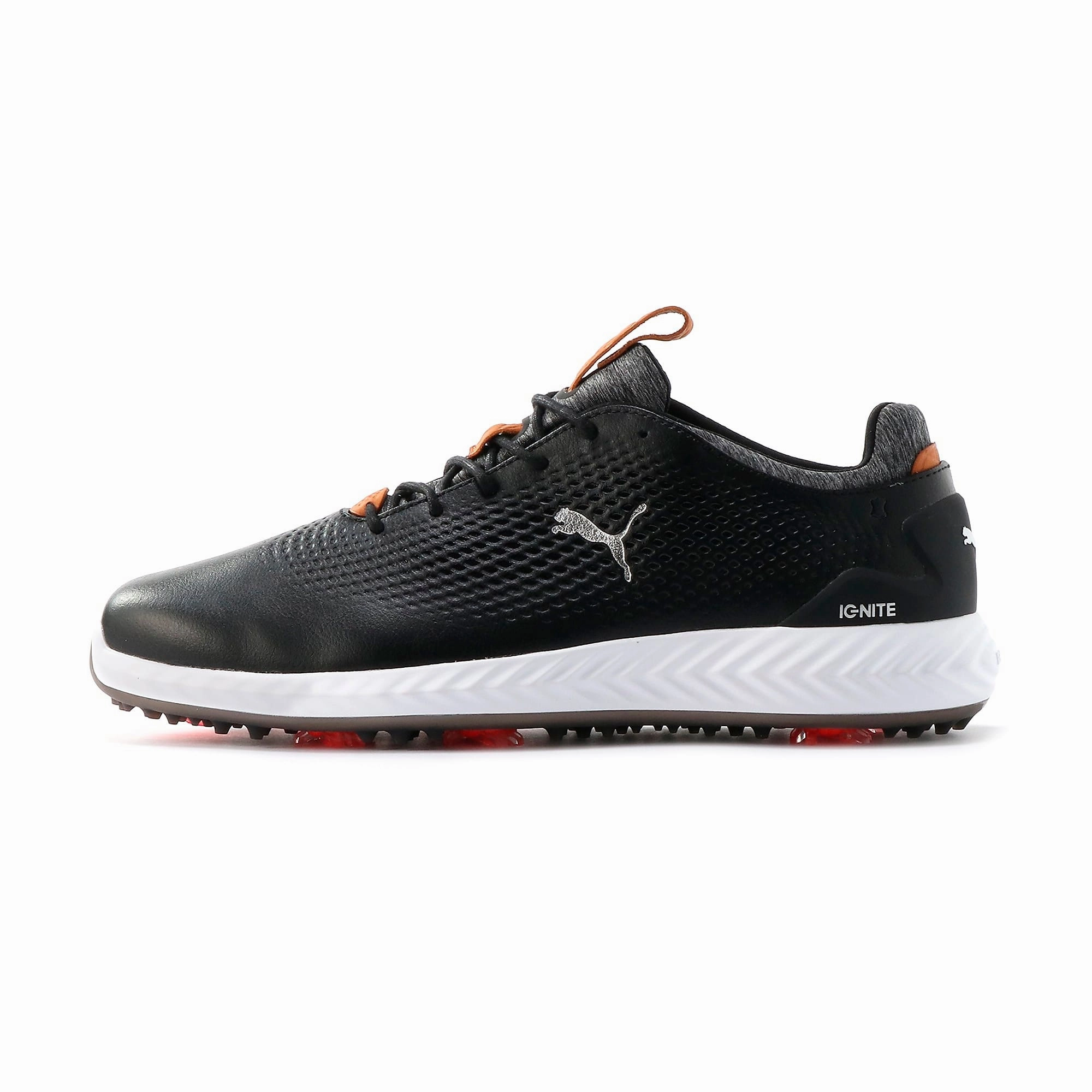 Puma Men's TOUR LTD EDITION RYDER CUP- IGNITE PWRADAPT LEATHER GOLF SHOES  - BLACK / SILVER / WHITE SZ 9 Puma LTD Tour Edition golf shoes