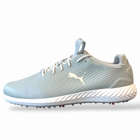 Puma Men's TOUR LTD EDITION RYDER CUP- IGNITE PWRADAPT LEATHER GOLF SHOES  - LT GREY / SILVER - SZ 11 Puma LTD Tour Edition golf shoes
