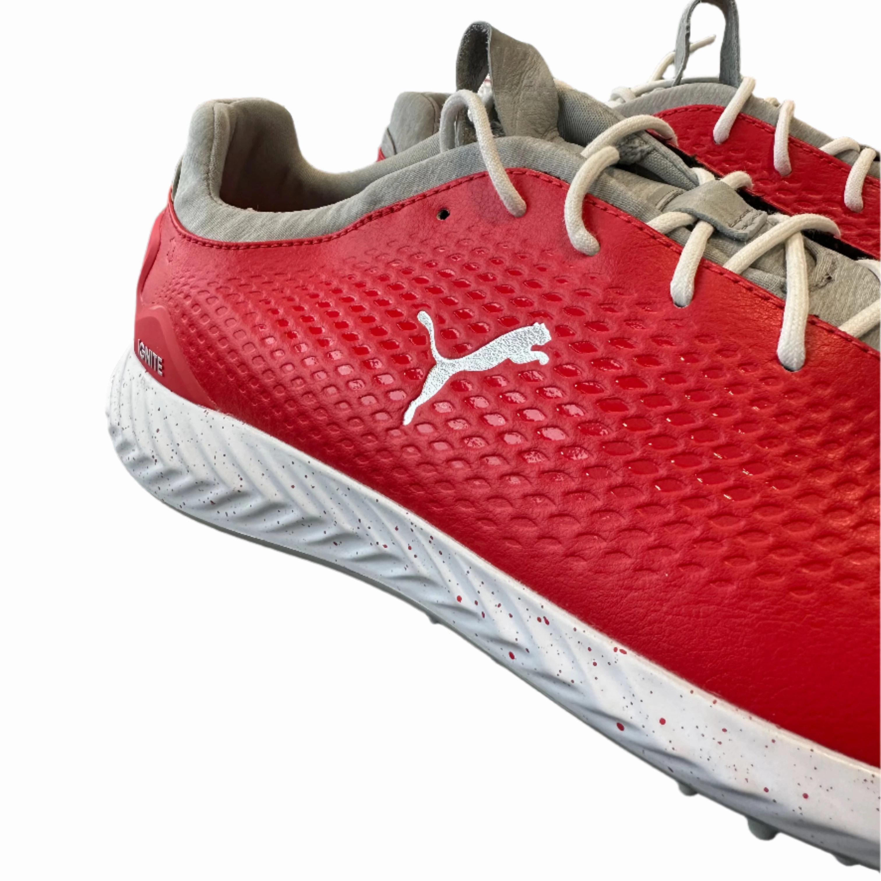 Puma Men's TOUR LTD EDITION RYDER CUP- IGNITE PWRADAPT LEATHER GOLF SHOES  - PUMA RED - SZ 11 Puma LTD Tour Edition Golf Shoes