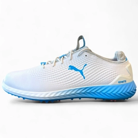 Puma Men's TOUR LTD EDITION RYDER CUP- IGNITE PWRADAPT LEATHER GOLF SHOES  -WHITE / PUMA BLUE- SZ 11 Puma LTD Tour Edition golf shoes