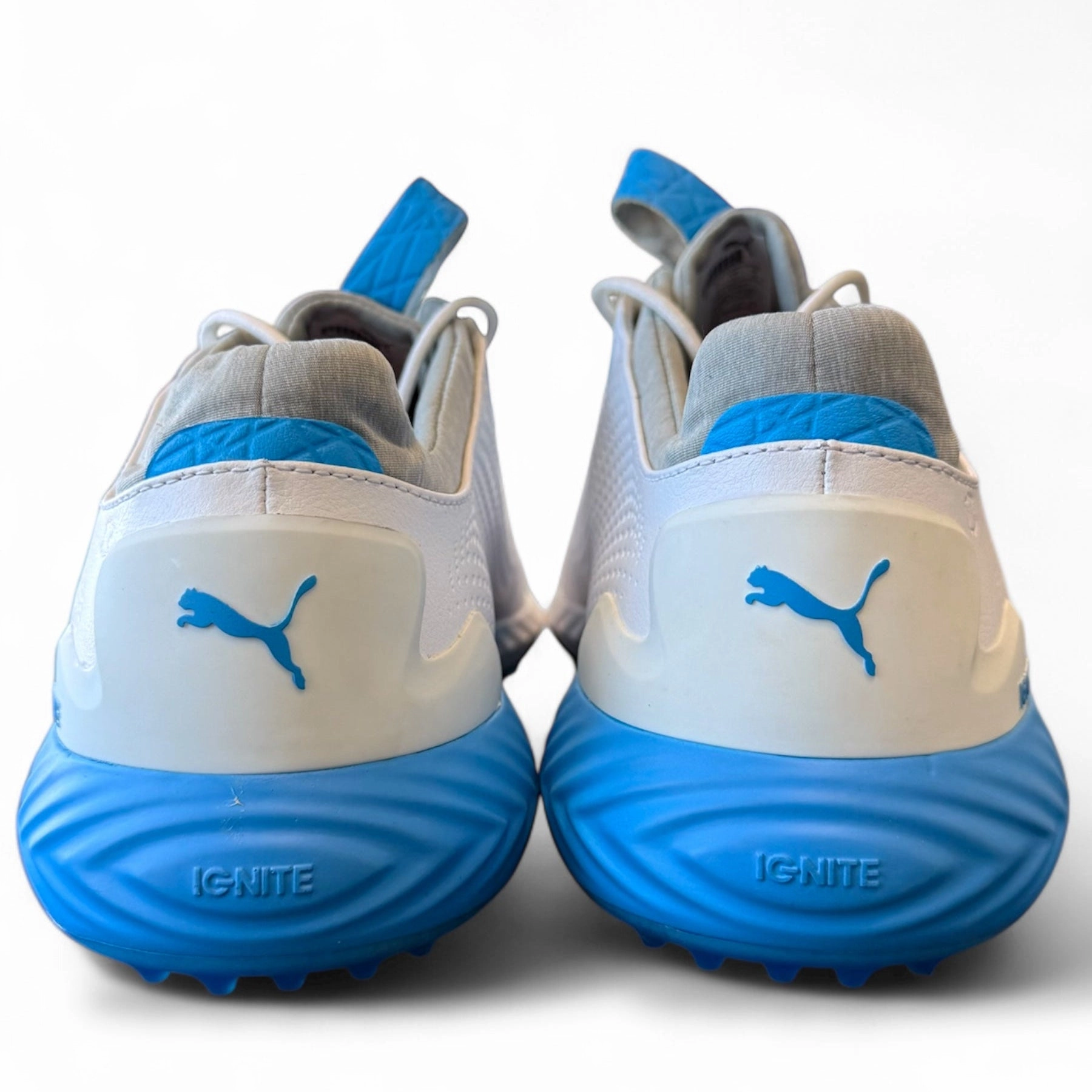 Puma Men's TOUR LTD EDITION RYDER CUP- IGNITE PWRADAPT LEATHER GOLF SHOES  -WHITE / PUMA BLUE- SZ 11 Puma LTD Tour Edition Golf Shoes