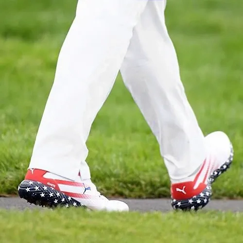 Puma Men's TOUR LTD EDITION RYDER CUP- IGNITE PWRADAPT PATRIOT PACKLEATHER GOLF SHOES  - PUMA WHITE Puma LTD Tour Edition Golf Shoes