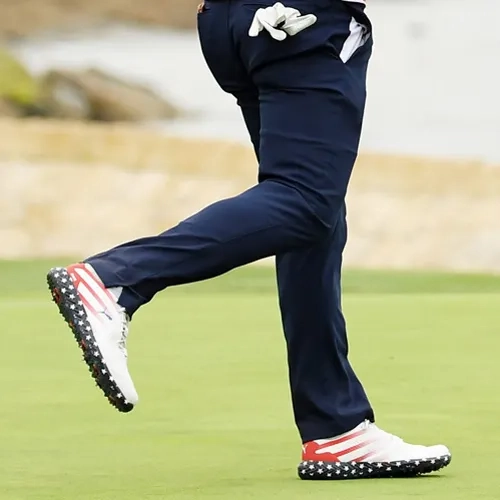 Puma Men's TOUR LTD EDITION RYDER CUP- IGNITE PWRADAPT PATRIOT PACKLEATHER GOLF SHOES  - PUMA WHITE Puma LTD Tour Edition Golf Shoes