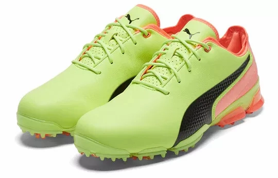 Puma Men's TOUR RICKIE FOWLER - IGNITE PROADAPT LEATHER Golf Shoes - FIZZY YELLOW Puma LTD Tour Edition Golf Shoes
