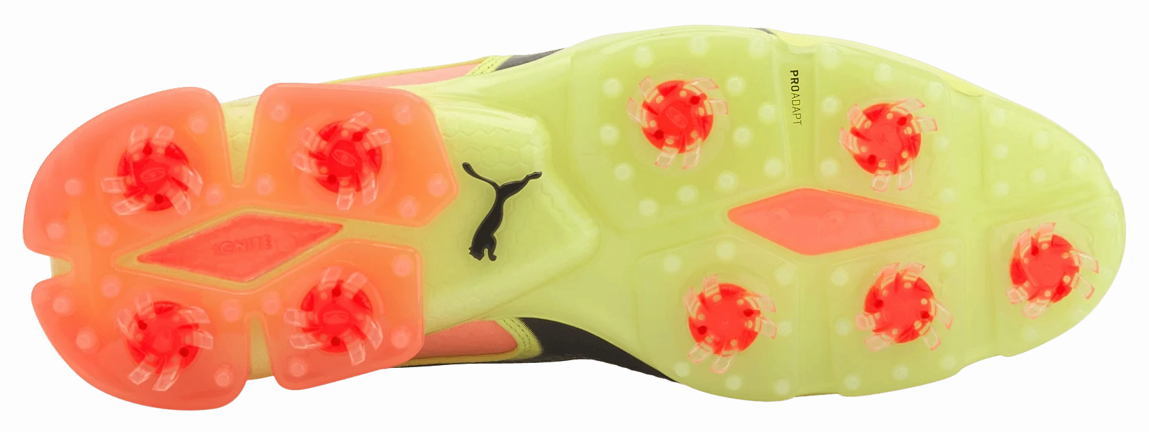 Puma Men's TOUR RICKIE FOWLER - IGNITE PROADAPT LEATHER Golf Shoes - FIZZY YELLOW Puma LTD Tour Edition Golf Shoes