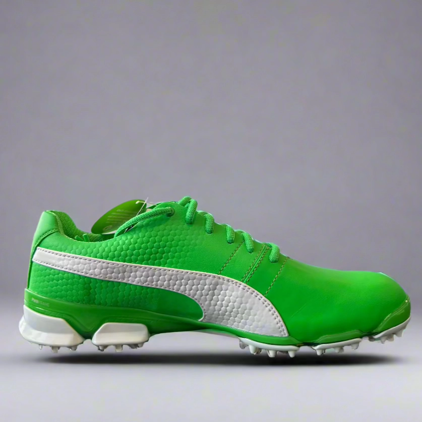 Puma Men's TOUR RICKIE FOWLER AUGUSTA - IGNITE PROADAPT LEATHER Golf Shoes - AUGUSTA GREEN /WHITE Puma LTD Tour Edition Golf Shoes